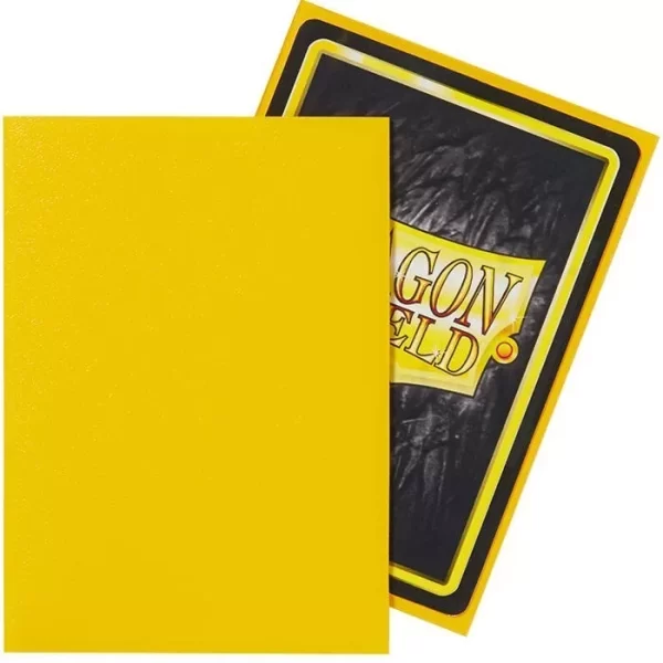 Dragon Shield Sleeves: Standard - Yellow (100 ct.) - Imagen 2